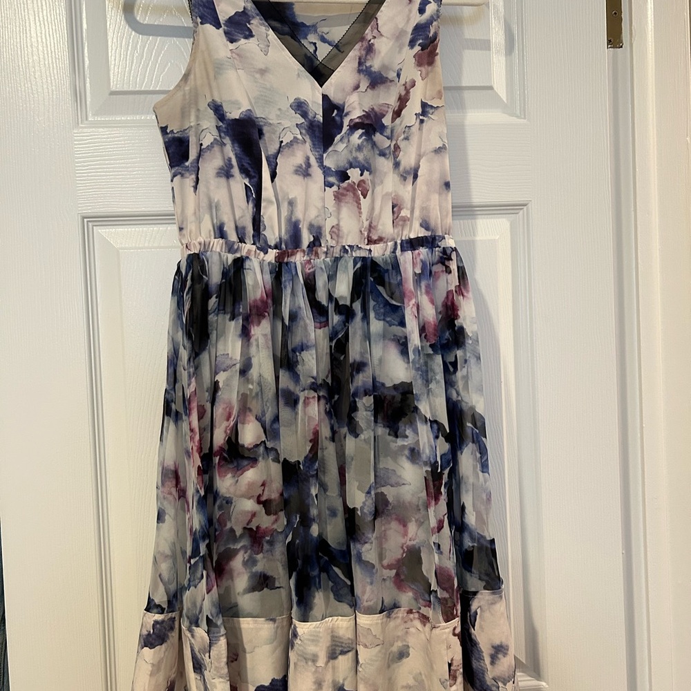 Simply Vera Vera Wang Watercolor Dress